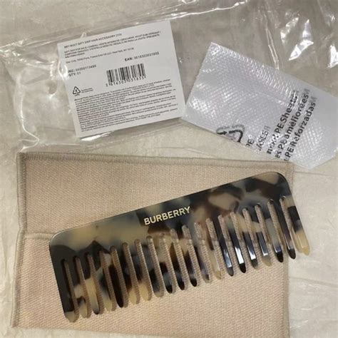 burberry hair comb|the real real Burberry.